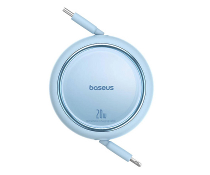 Kabel BASEUS Free2Pull Retractable Cable C to iP 20W 1m Blue P10364501311-00